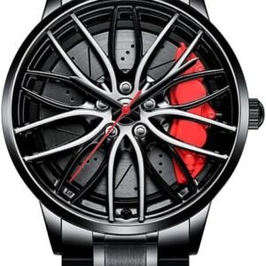 reloj deportivo 3d en forma de llanta