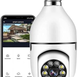 cámara de seguridad inalámbrica adaptador bombilla