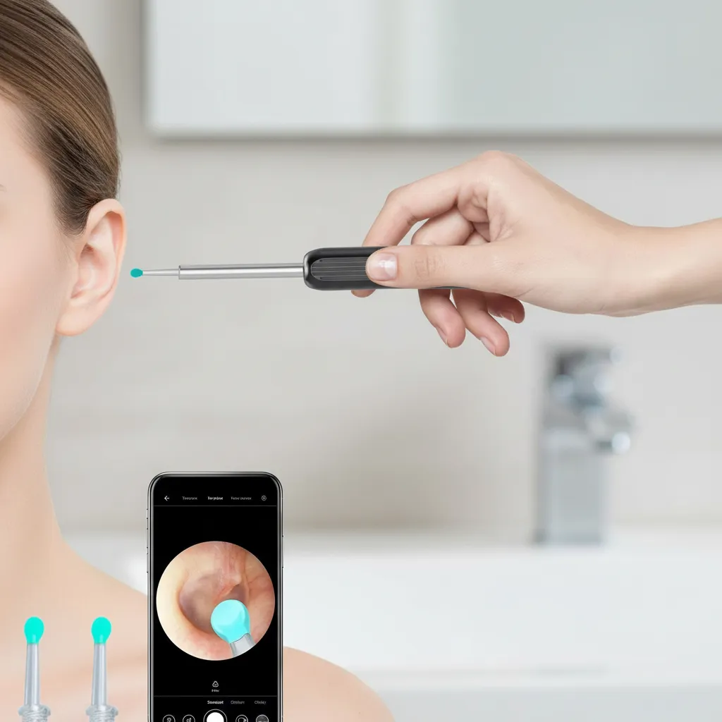 otoscopio limpiador de oídos otoscopio limpiador de oídos